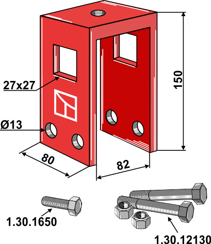 BL29284 Halter Zinken - passend zu Saphir GE501/601 - 18010.8082