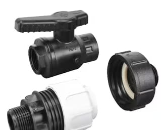 IBC adapter set S60x6 - 25 mm