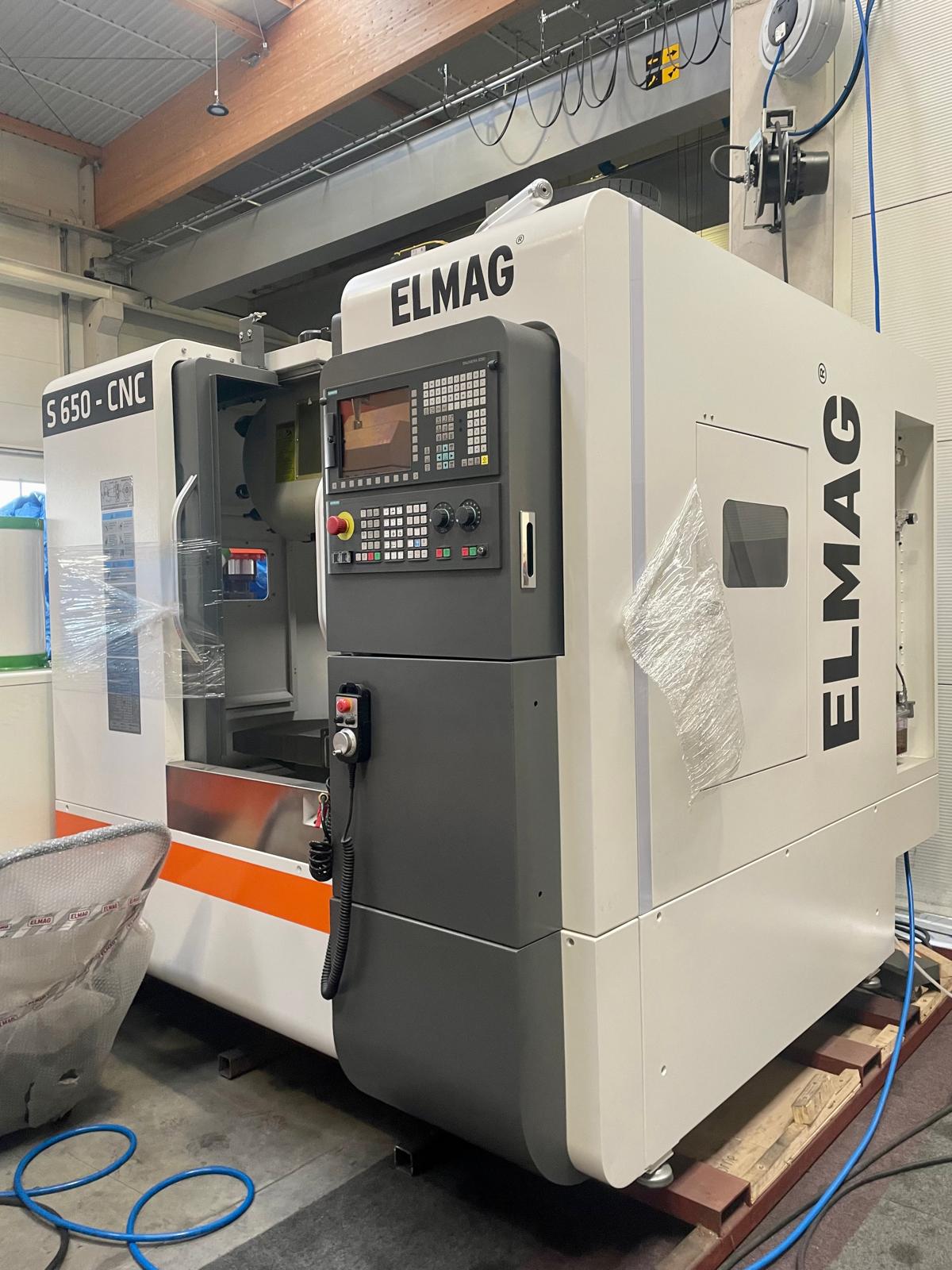Elmag CNC machining center S650-CNC – SIEMENS 828D control, 24-position tool changer