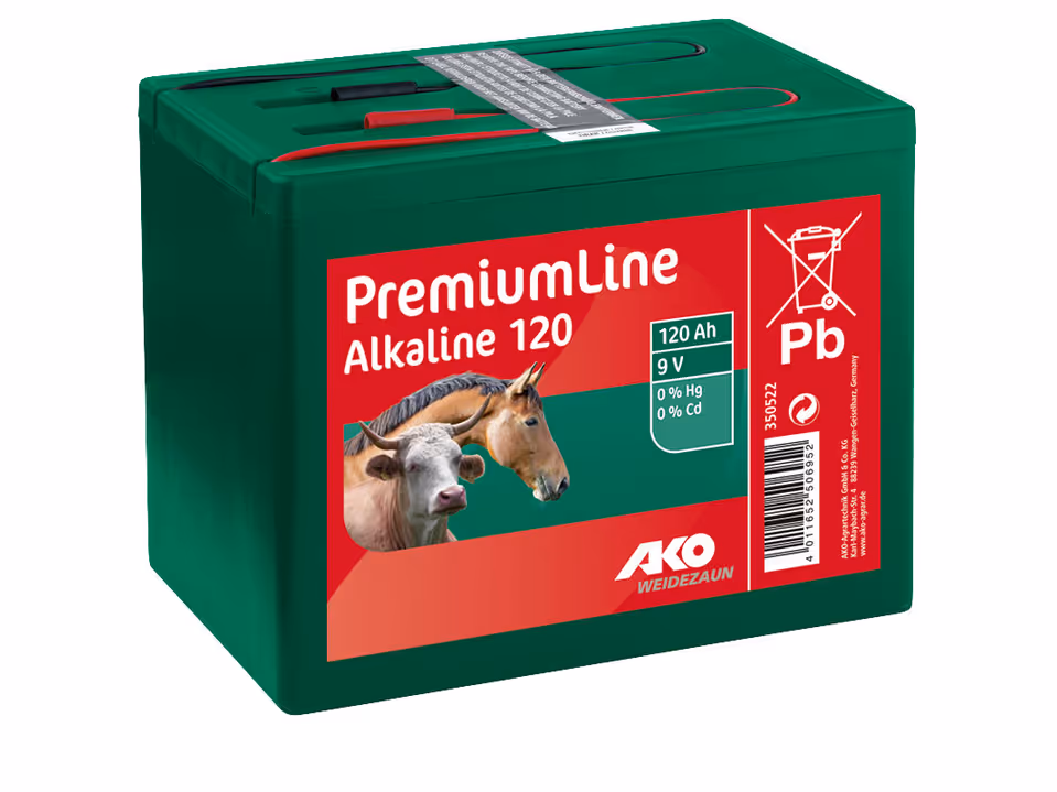 AKO Batterie Alkaline 9 V, 120 Ah