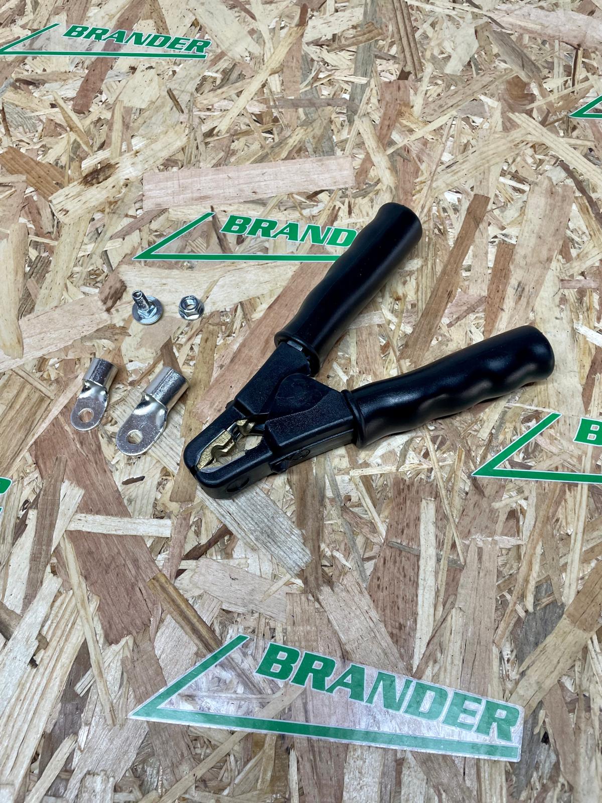 Batterieladezange Minus - schwarz