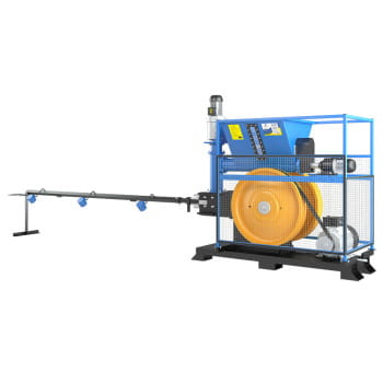 Mechanical briquette press up to 350 kg/h – Professional briquetting press for wood and agricultural waste
