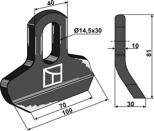 BL28009 Schlegel - passend zu Kuhn JX135698