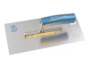 Jung-Henkelmann smoothing trowel with curved handle