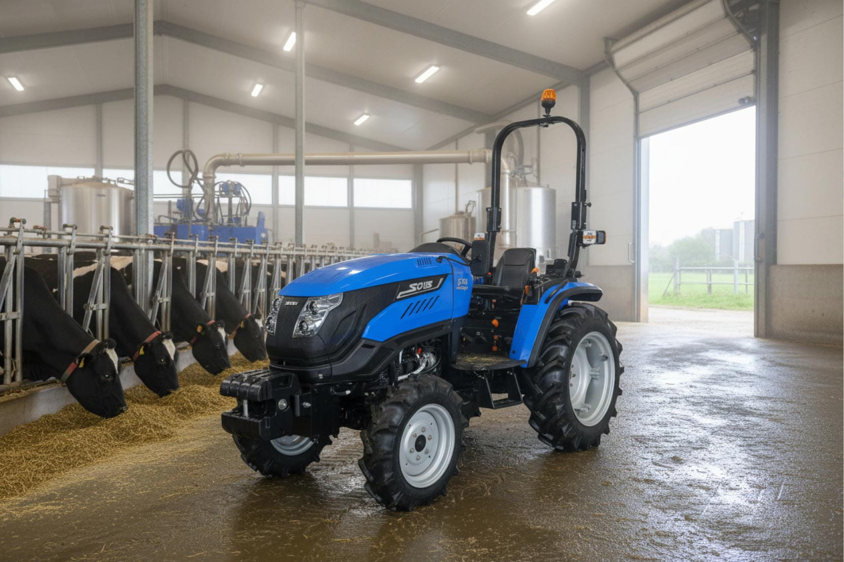 Tracteur Solis 40 (8+8) ROPS – Tracteur compact 4 roues motrices de 40 ch avec moteur Yanmar