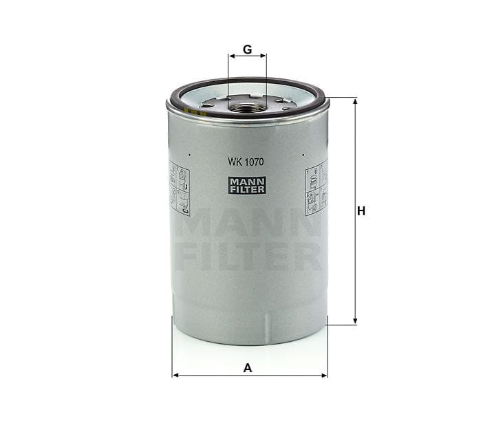 BLWK1070x Mann Filter WK 1070 x Kraftstofffilter SpinOn