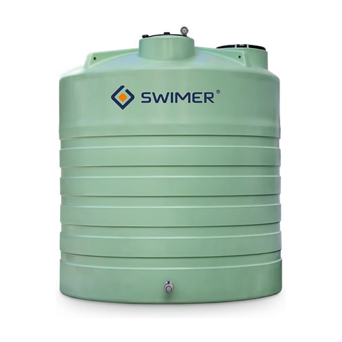 Wassertank, Tanks, Flachtank, Polyethylen, Grün