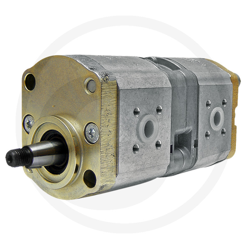 Hydraulikpumpe, Schrägstrich?, Metall?, Wellenauslass, Anschlüsse