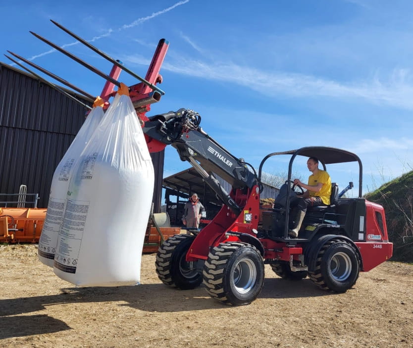 Thaler 3448 T-5A telescopic wheel loader - 48 HP Yanmar, 2500 kg lifting capacity, innovation & power