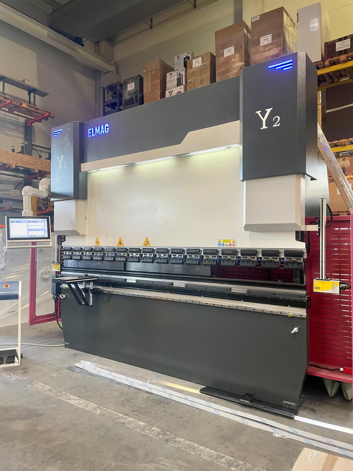 Elmag Servohydraulic Press Brake CNC 4-Axis - 3200x160T