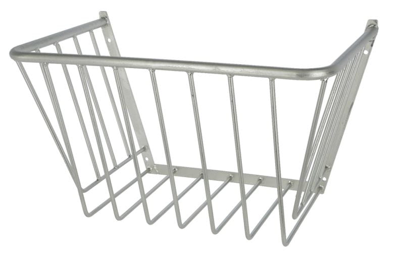Heuraufe groß verzinkt zur Wandmontage – stabile Futterraufe für Pferde, Rinder, Schafe & Ziegen
