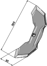 BL2344 Schwergrubberschar Fraudge 101.40.030-8