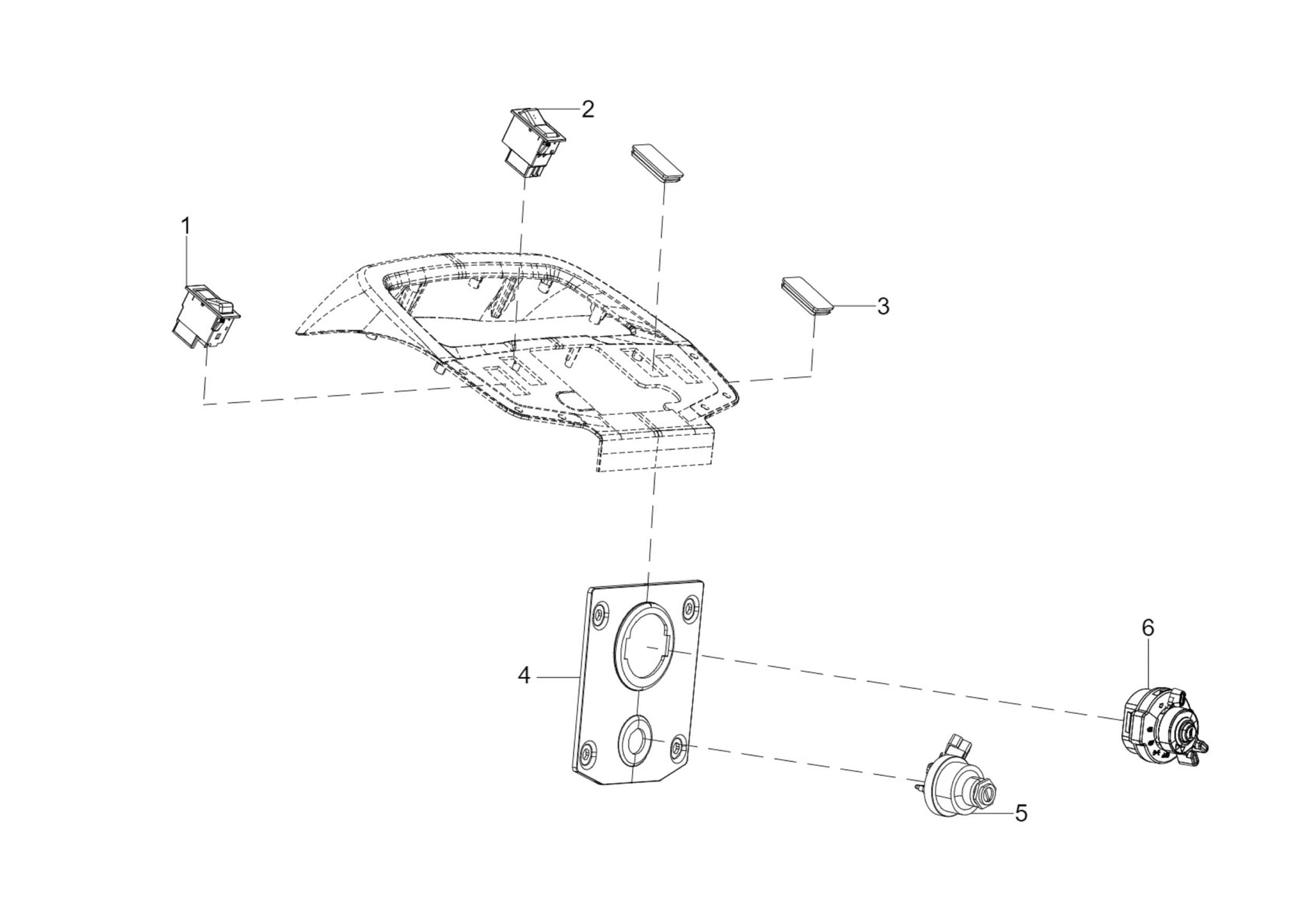 BL18286 Tachoeinheit / Instrumententafel Solis 26