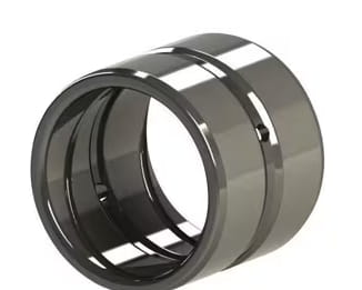 SIBO Buchse mit Schmiernut, Schmierbohrung und Schmierdrall Typ D 35x33mm / Innen 25mm