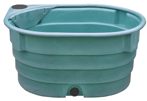 EMP pasture trough 400 L - with inner rim | 1200 x 920 x 590 mm (L x W x H)