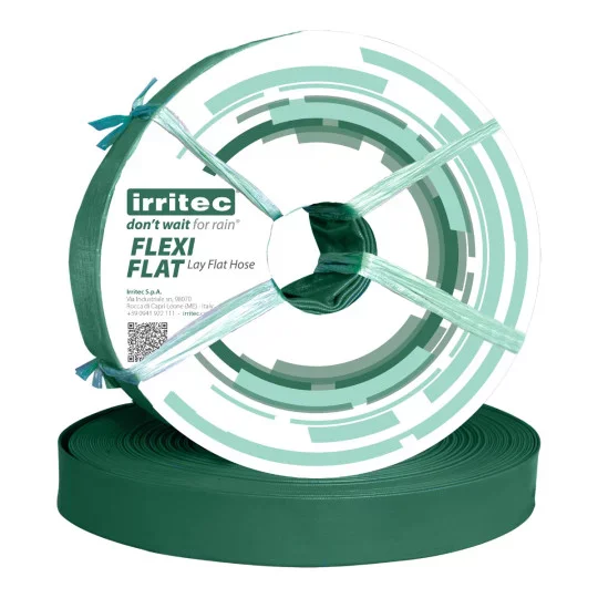 PVC-Layflat-Schlauch 2" (53mm) – flexibel, verstärkt, Rolle 100m
