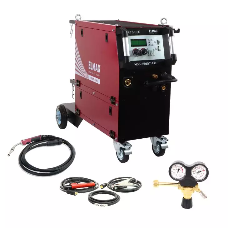 Multi-line, MIG/MAG, MMA, TIG, mobile – Multifunctional welding inverter M3S 2560T 4XL / ECO-SET