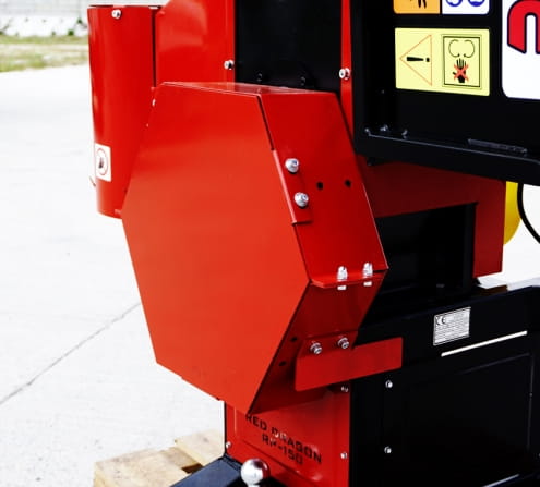 Remet CNC Holzhacker RP150 Zapfwelle | RED DRAGON Professioneller Holzhacker 14 cm