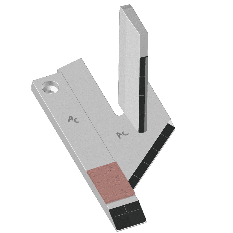 BL40857 AC Meißel komplett R - passend zu Agrisem 3604404