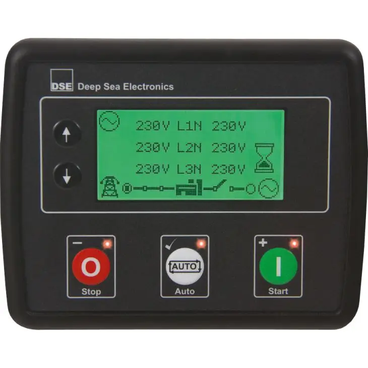 HMI-Anzeige, Industrieller Controller, Touchscreen-Panel, Elektrischer Regler, Start-Stopp-Tasten