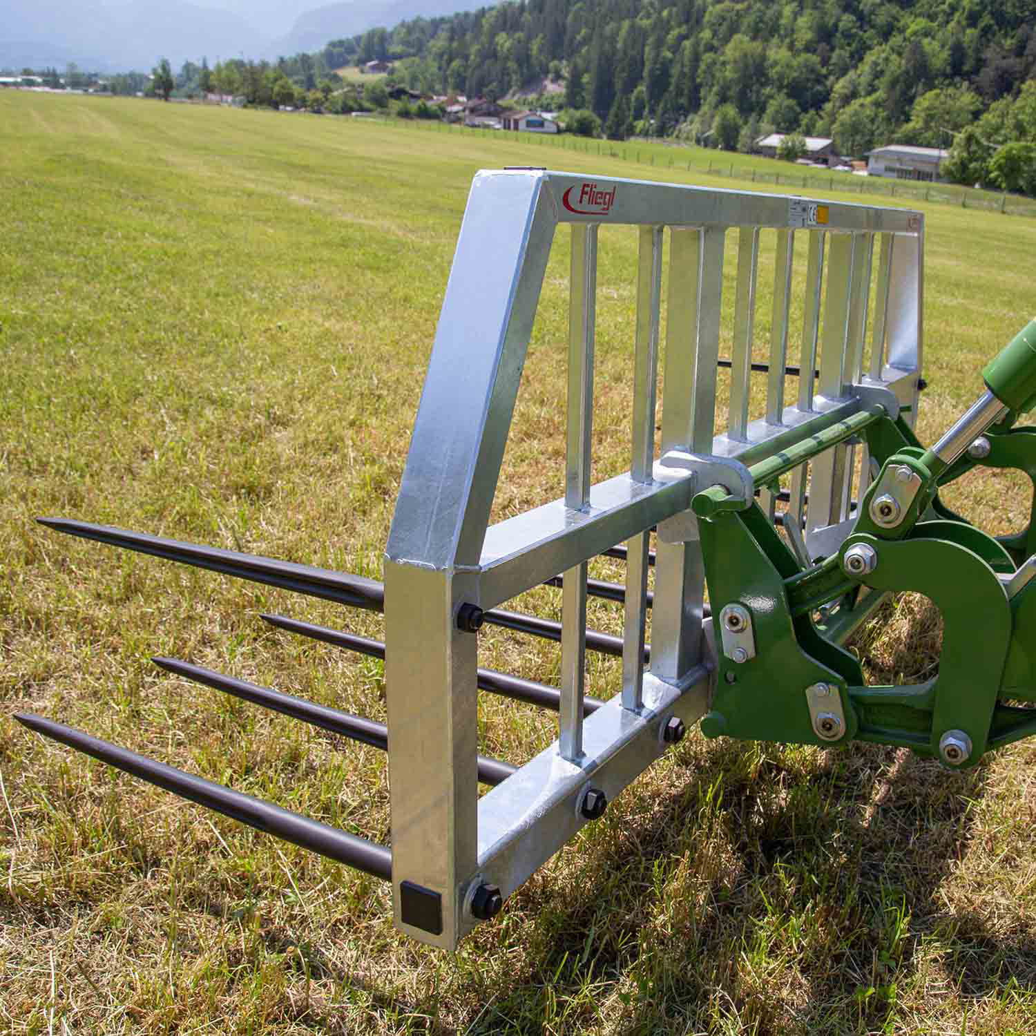 Fliegl Siliergabel Profi mit hoher Rückwand – Euronorm, verzinkt