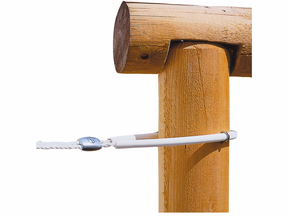 10x Schlauchisolator für 8mm-Seil 60cm, weiß
