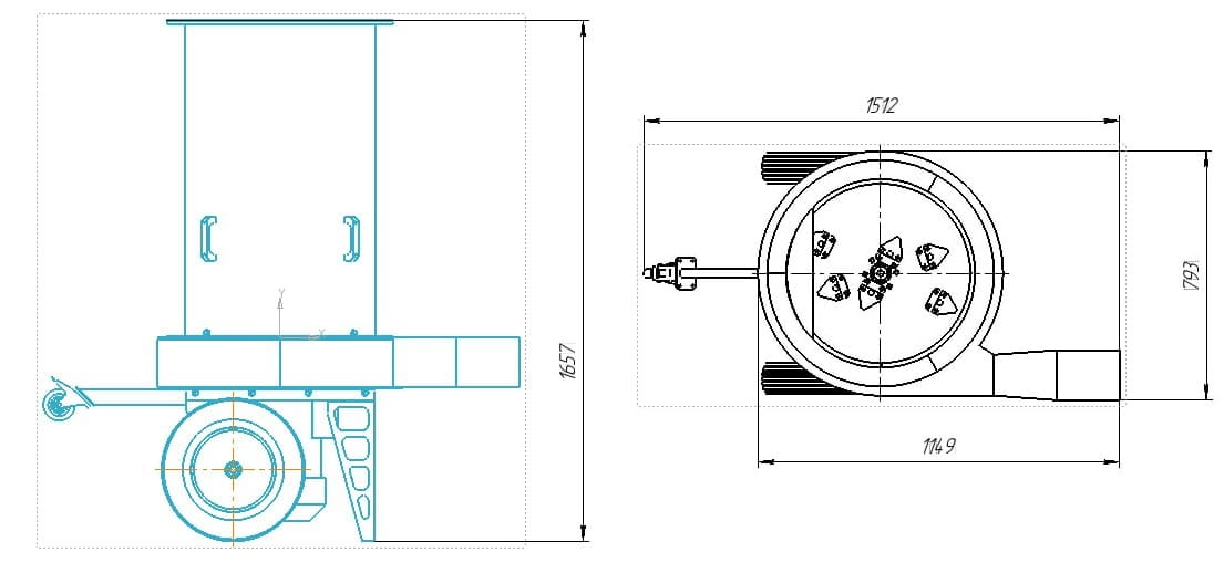 Stroh- & Heu Zerkleinerer 400V 11kW – Profi Häcksler bis 500 kg/h