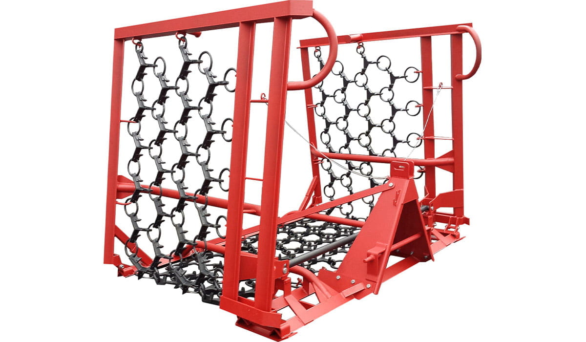 Wiesenschleppe hydraulisch klappbar – 5m / 4-reihig