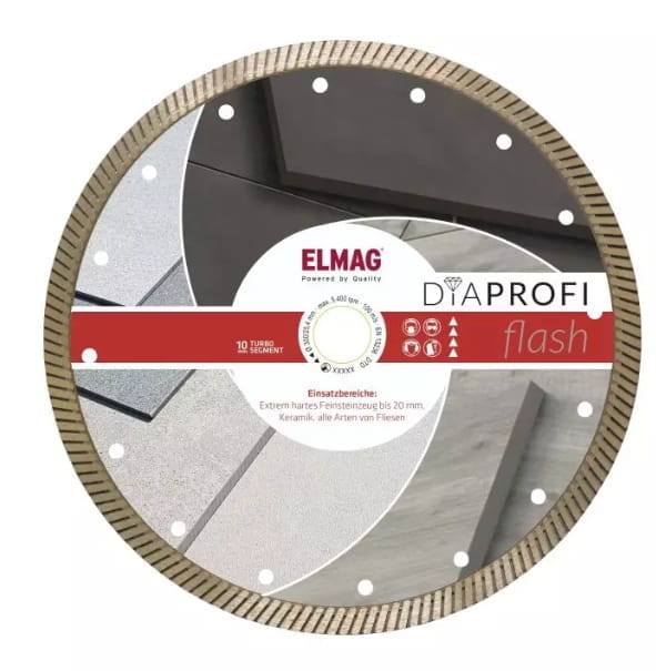 Elmag Feinstein Diamanttrennscheibe Flash 115x10 - 22,2mm Bohrung