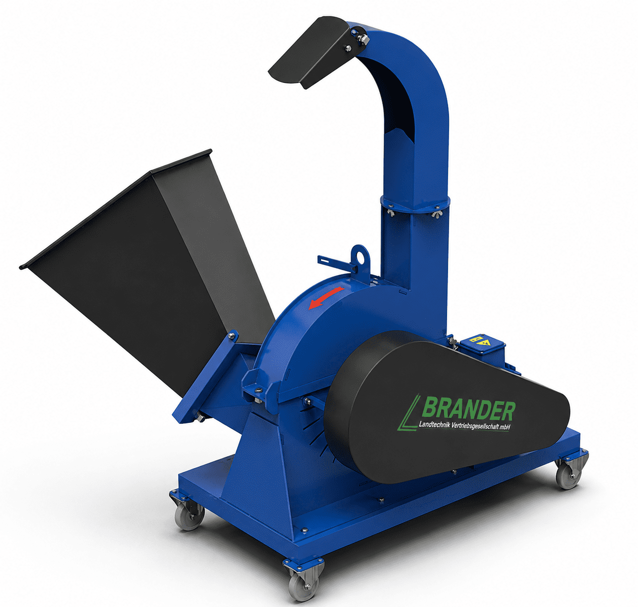 Holzhäcksler 11 kW 400V – Holzschredder bis 100 mm, Scheibenhäcksler