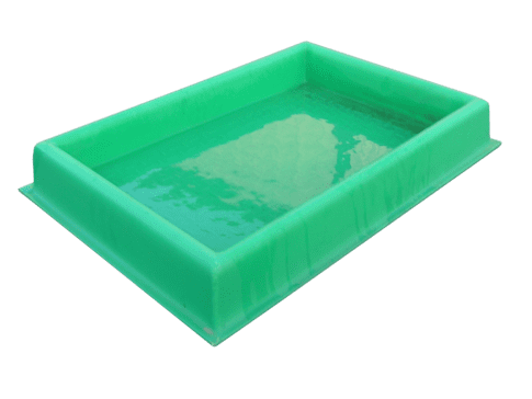 EMP disinfectant foot bath for stable aisles | L 750 mm x W 530 mm x H 110 mm