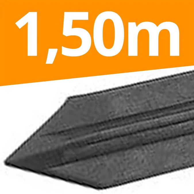 Recyclingpfahl Kreuz 7x7cm 1,50m – Kunststoff Zaunpfosten mit Bandführung hanit®