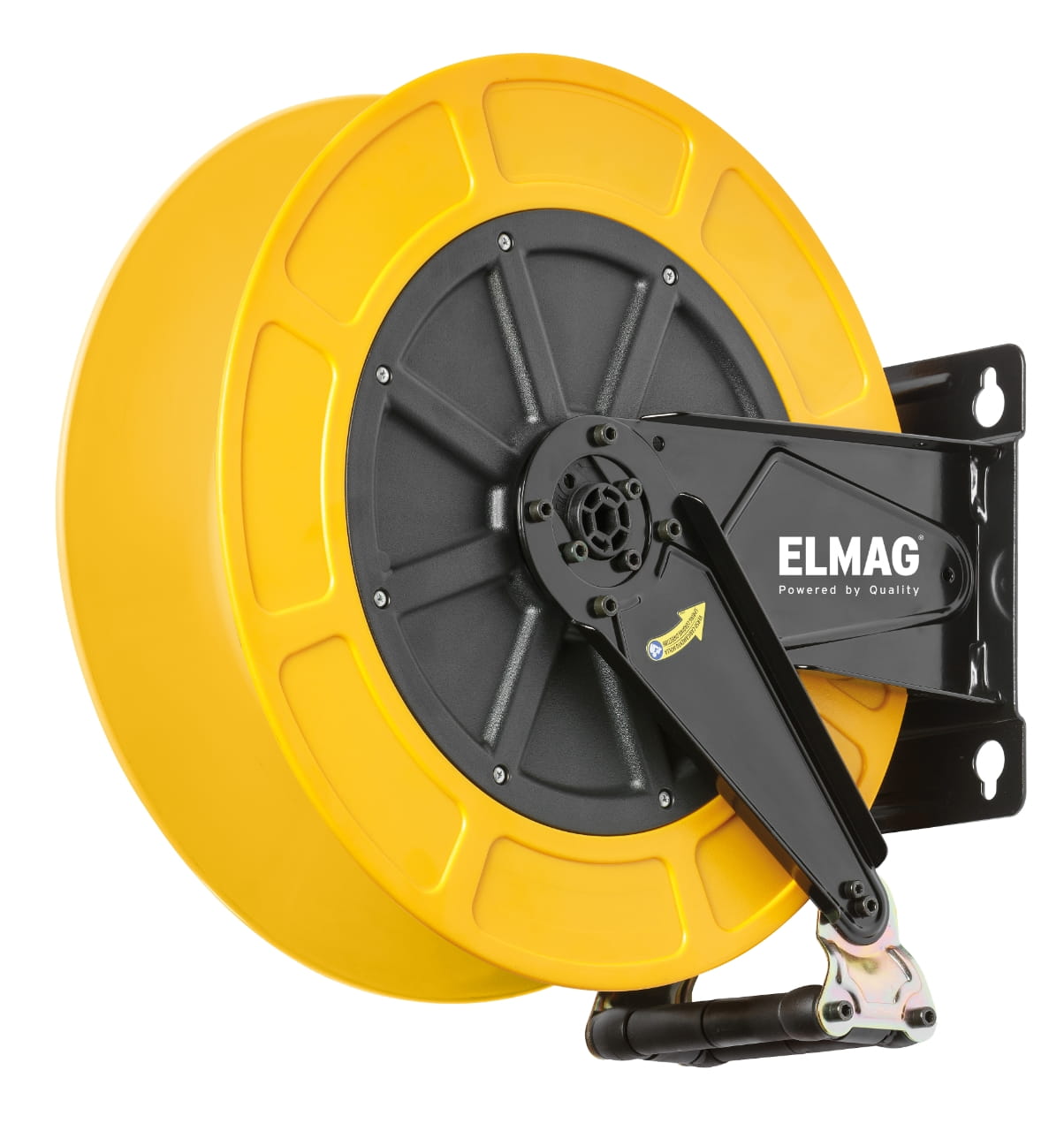 INDUSTRIE Schlauchaufroller '4430/10' - ohne Schlauch für Druckluft u. Wasser 70°C, 20bar, 'ABS-Kuns