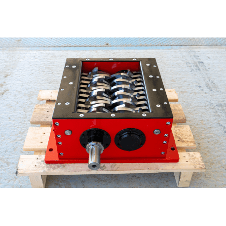 Shredder unit 400 x 415mm with 2 drive shafts