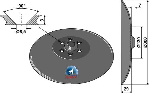 BL29242 Säscheibe - passend zu Farmet 81200406-479