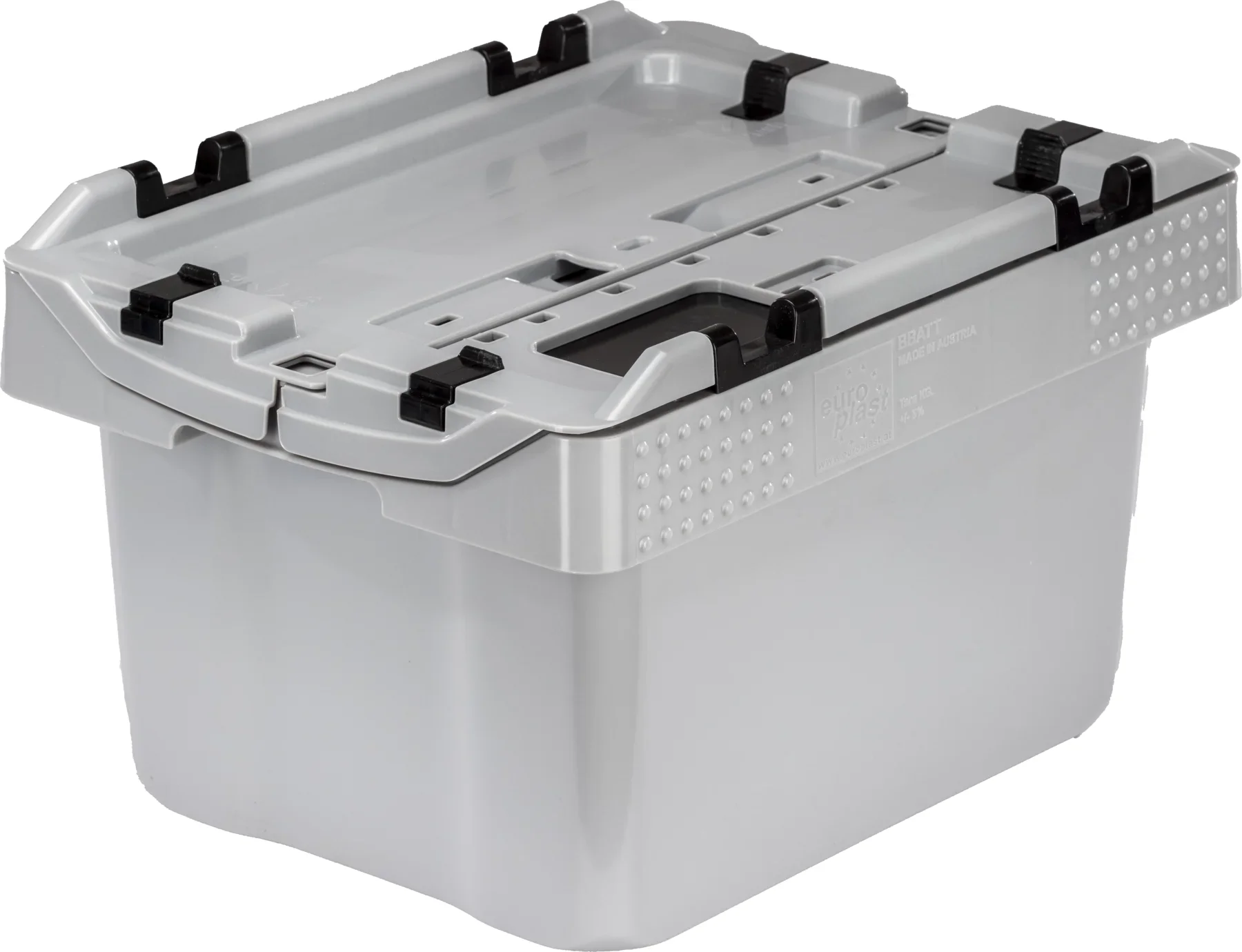 CEMO Altbatterie-Sammelbox 16 Liter – robuste HDPE Sammelbox für Altbatterien, stapelbar & nachhaltig