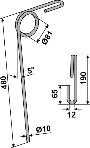 BL29189 Striegelzinken - passend zu Doublet 0042-610-00