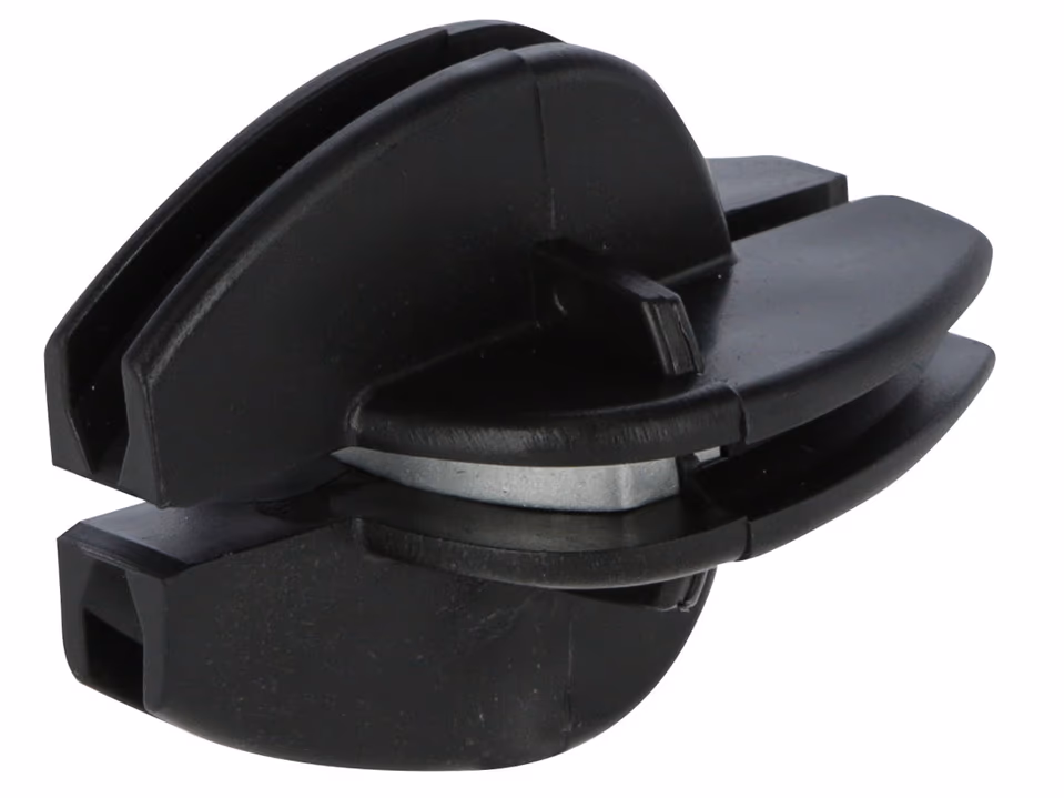 10x Festzaun Eck-/Abspannisolator mit Metalleinlage