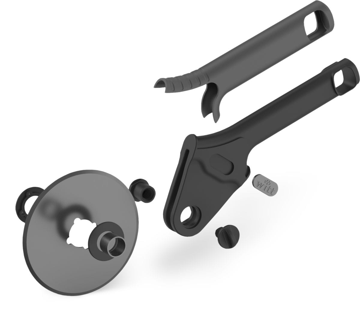 Witt Pizza-Schneiderad Black Edition - mit Softgriff