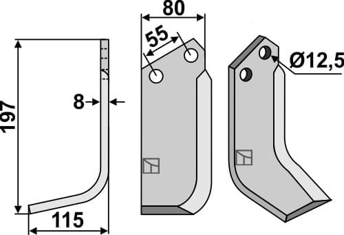 BL27681 Fräsmesser L - passend zu Gramenga ZL905
