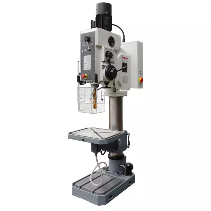 Elmag Vario-Säulenbohrmaschine 50mm Bohrleistung, mit Touchscreen, stufenloser Drehzahleinstellung, 3.000 W Motor