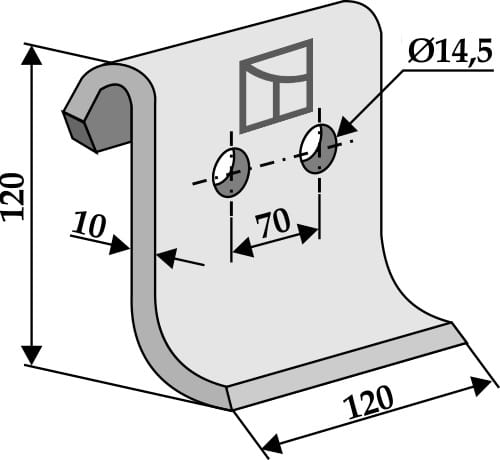 BL3798 Schlegel - passend zu Dücker 990 / Fehrenbach FEHRI09