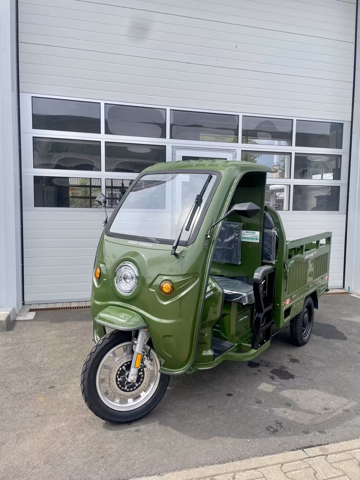 Cargo Runner BIG mit Dach – 2200 W Elektro-Transporter | 42 km/h | Große Pritsche & 80Ah Batterie
