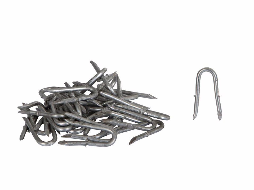 50x Krampennagel, 3,8 x 47mm, verzinkt