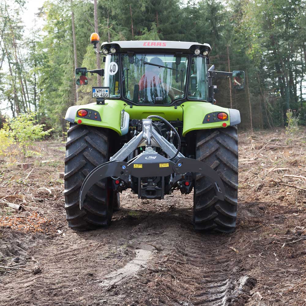 BL25472 Fliegl Rückezange hydraulisch - KAT 2