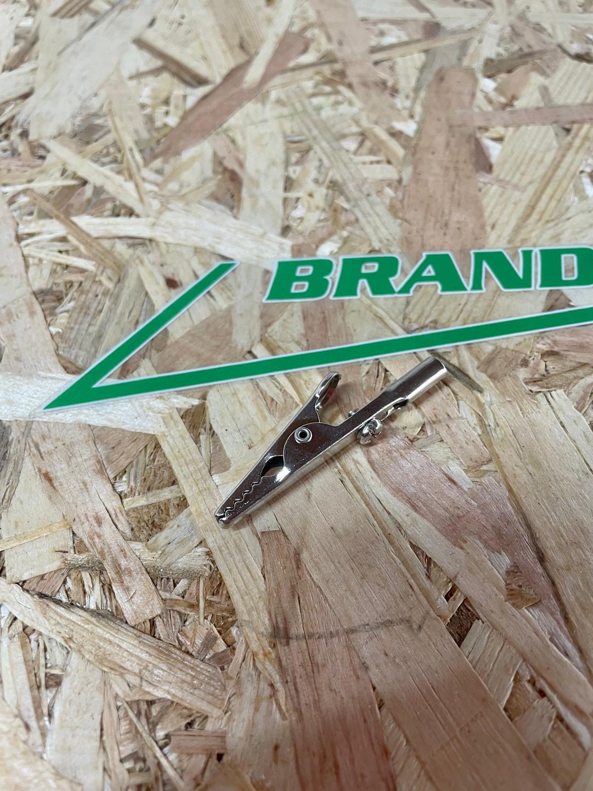 Batterieklips 49mm - vernickelt