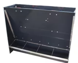 Dry automatic feeder for fattening pigs, four positions