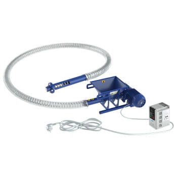 Flexible Förderschnecke 12 m / 230 V – Mobiler Schüttgutförderer mit Reversierfunktion