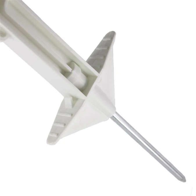 Plastic pole white - 105cm