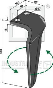 BL27529 Kreiseleggenzinken, linke Ausführung